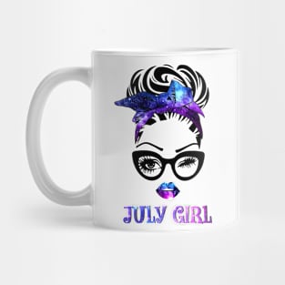 July Girl Galaxy Mug